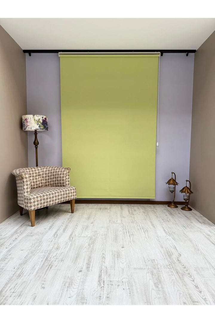 Donatti Stor Perde İthal Mat Polyester Çimen Yeşili P1140
