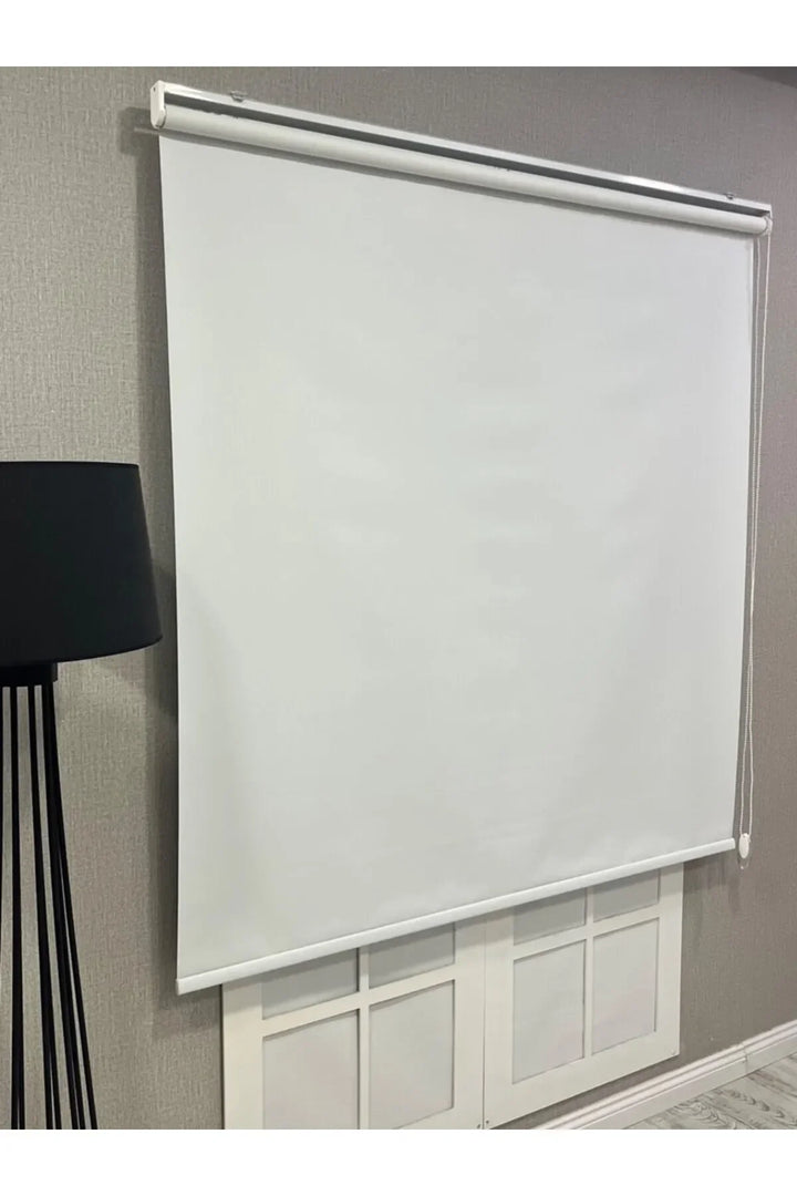 %100 Işık Geçirmez Blackout Stor Perde Beyaz
