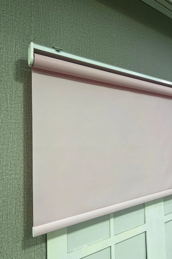 Stor Perde İthal Mat Polyester Pembe p1130