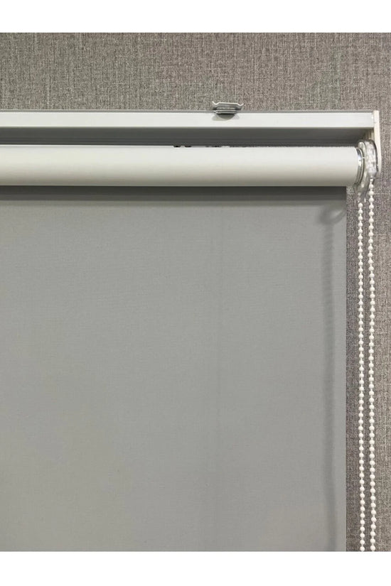 %100 Işık Geçirmez Blackout Stor Perde Açık Gri