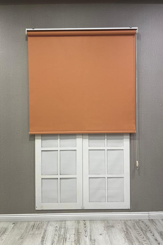 Stor Perde İthal Mat Polyester Turuncu p1470