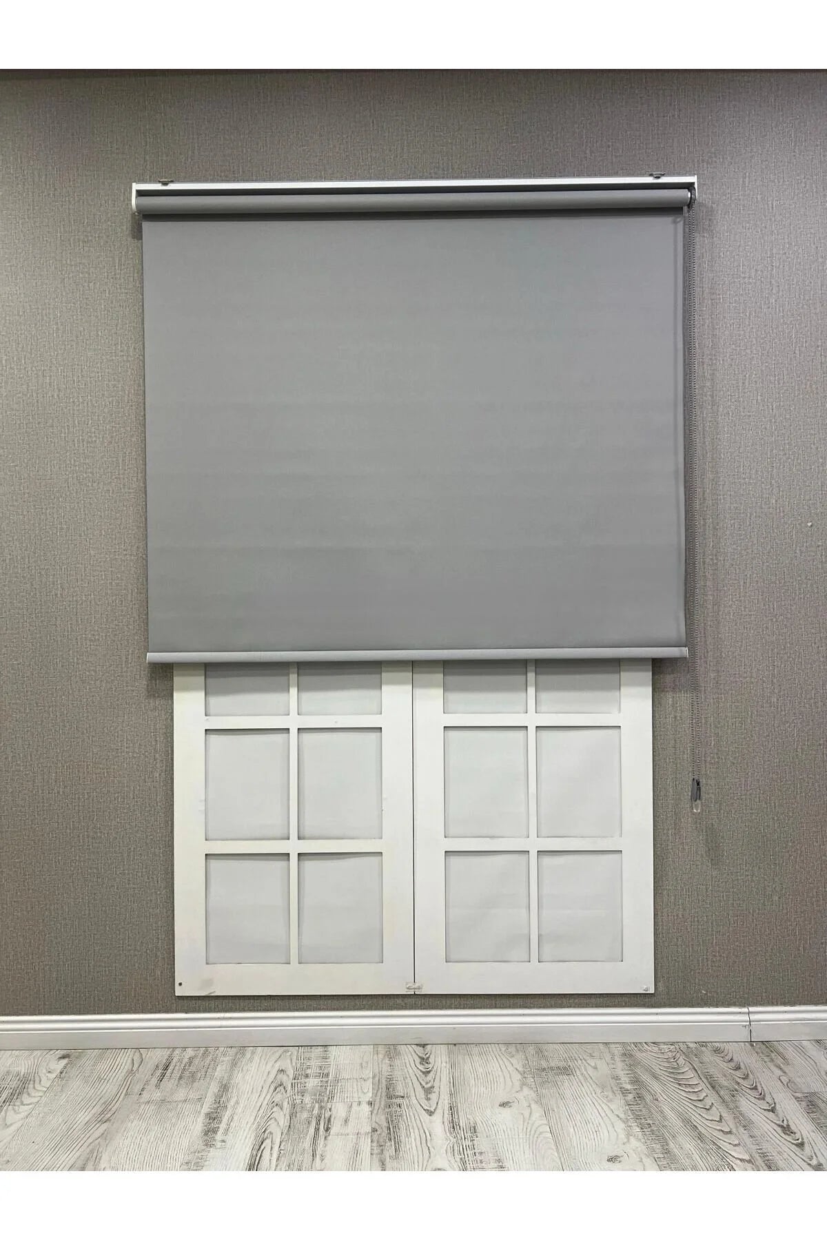 Stor Perde İthal Mat Polyester Açık Gri p1080
