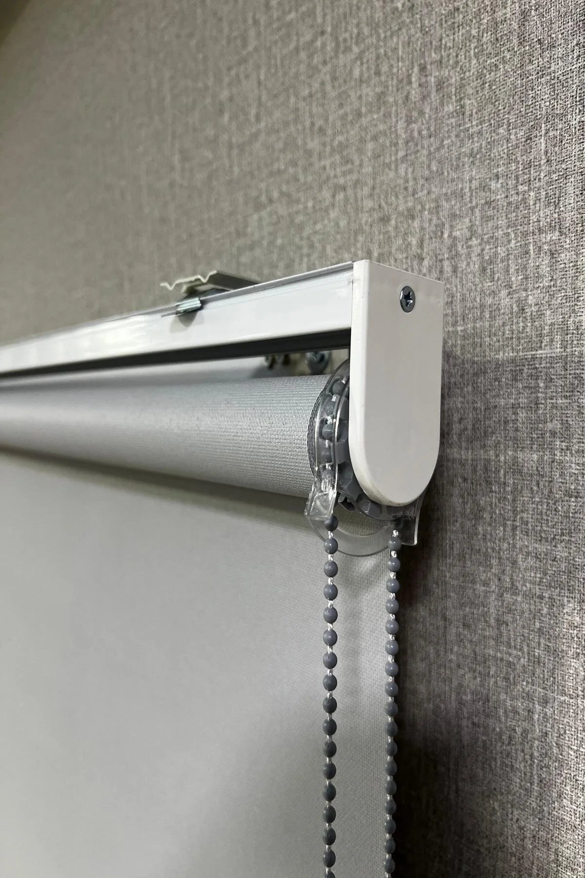 Stor Perde İthal Mat Polyester Açık Gri p1080