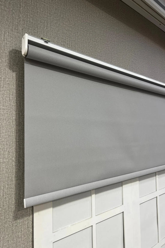Stor Perde İthal Mat Polyester Açık Gri p1080