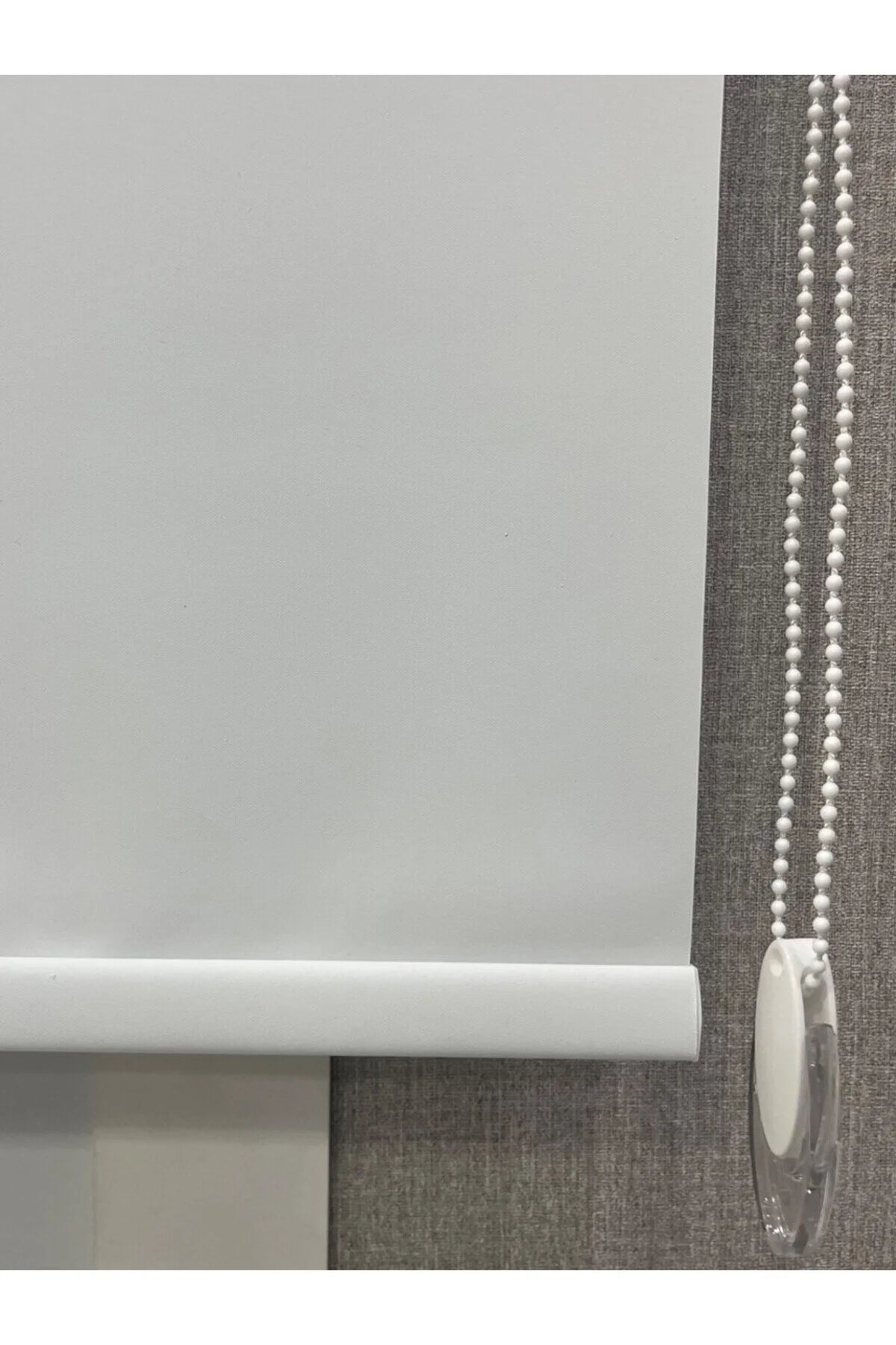 %100 Işık Geçirmez Blackout Stor Perde Beyaz